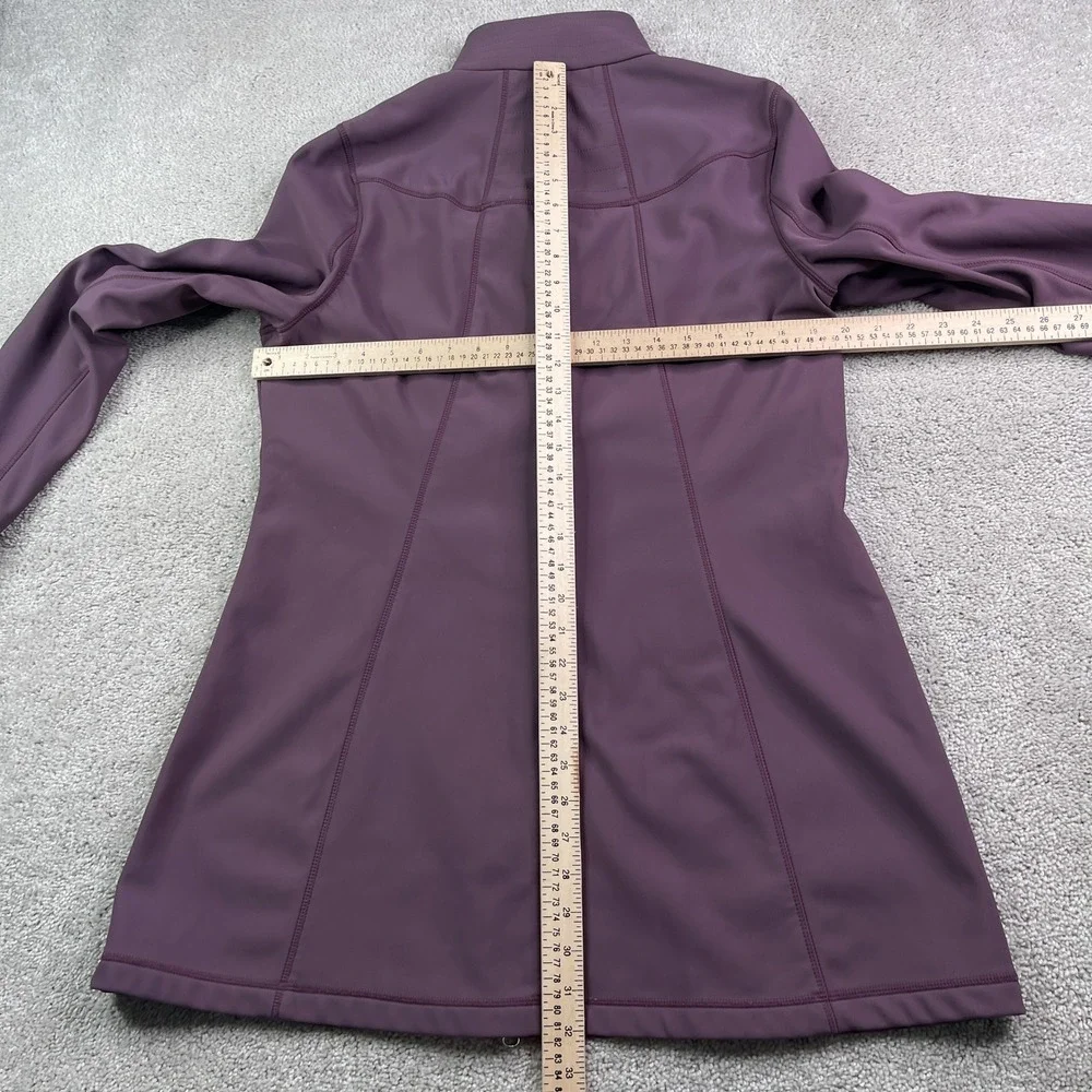 Prana Jacket Womens XL Purple Keva Softshell Full Zip Fleece Lined Coat Outdoors